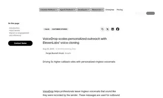 Preview of the VoiceDrop.ai Case Study