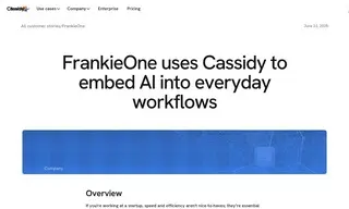 Preview of the FrankieOne Case Study