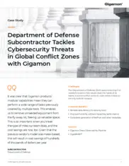 Preview of the Department of Defense Case Study