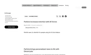 Preview of the Particle Case Study