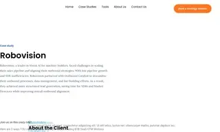 Preview of the Robovision Case Study