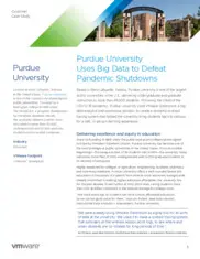 Preview of the Purdue University Case Study