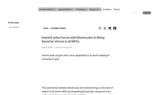 Preview of the Inworld Case Study