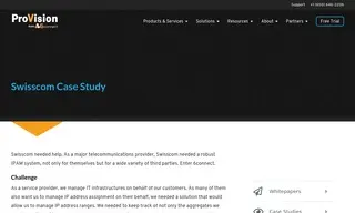 Preview of the Swisscom Case Study