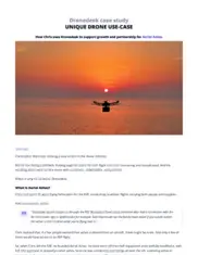 Preview of the Aerial Ashes Case Study