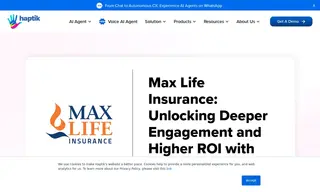 Preview of the Max Life Insurance Case Study