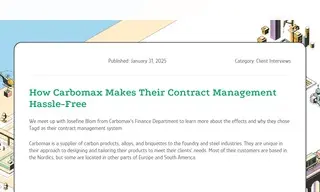 Preview of the Carbomax Case Study