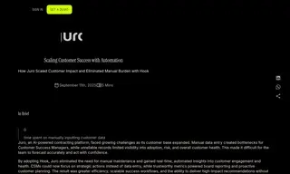Preview of the Juro Case Study