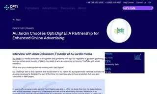 Preview of the Au Jardin Case Study