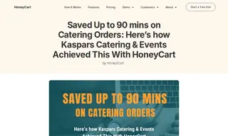 Preview of the Kaspars Catering & Events Case Study