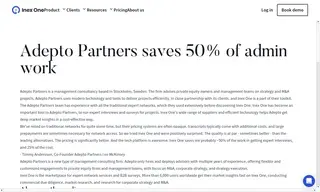 Preview of the Adepto Partners Case Study