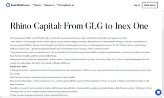 Preview of the Rhino Capital Case Study