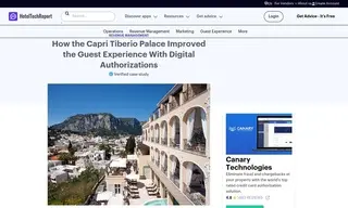 Preview of the The Capri Tiberio Palace Case Study