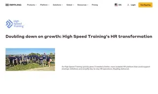 Preview of the High Speed Training Case Study