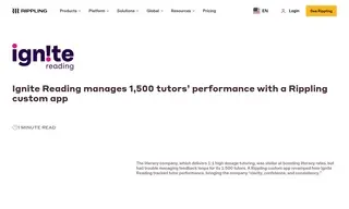 Preview of the Ignite Reading Case Study
