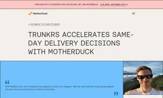 Preview of the Trunkrs Case Study