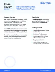 Preview of the Mid Cheshire Hospitals NHS Foundation Trust Case Study