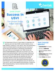 Preview of the Government of the US Virgin Islands Case Study