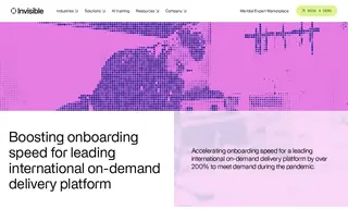 Preview of the Leading International On-Demand Delivery Company Case Study