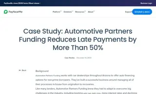 Preview of the Automotive Partners Funding Case Study