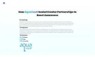 Preview of the AquaVault Case Study