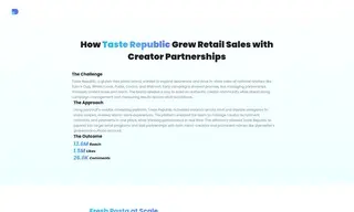 Preview of the Taste Republic Case Study