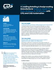 Preview of the Leading Rotating & Reciprocating Manufacturer Case Study