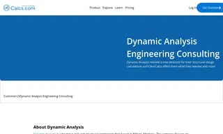 Preview of the Dynamic Analysis Engineering Consulting Case Study