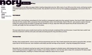 Preview of the Dr. Juice Case Study