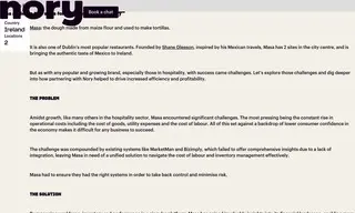 Preview of the Masa Case Study