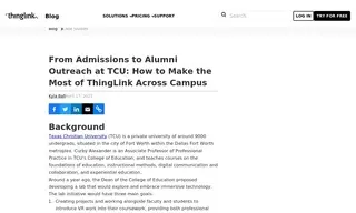 Preview of the Texas Christian University Case Study