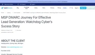 Preview of the Watchdog Cyber Case Study