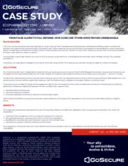 Preview of the Large Biopharmaceutical Organization Case Study