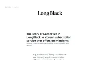 Preview of the LongBlack Case Study