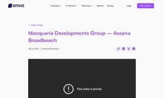 Preview of the Macquarie Developments Group Case Study