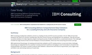 Preview of the IBM Consulting Case Study