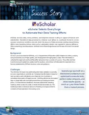 Preview of the eScholar Case Study