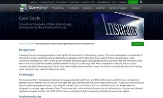 Preview of the Leading Insurance Company Case Study