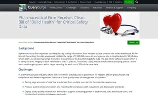 Preview of the Large Pharmaceutical Firm Case Study