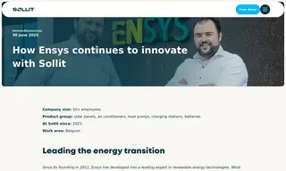 Preview of the Ensys Case Study
