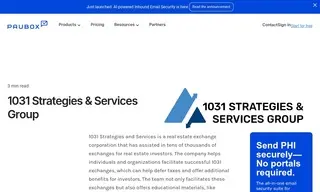 Preview of the 1031 Strategies and Services Case Study