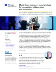 Preview of the Blank Rome Case Study