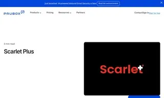 Preview of the Scarlet Plus Case Study