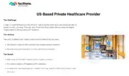 Preview of the Large US Based Healthcare Provider Case Study