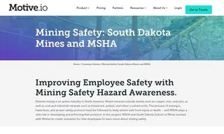 Preview of the Mine Safety and Health Administration Case Study