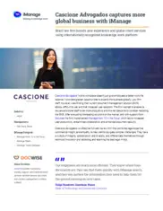 Preview of the Cascione Advogados Case Study