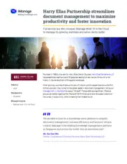 Preview of the Harry Elias Partnership Case Study