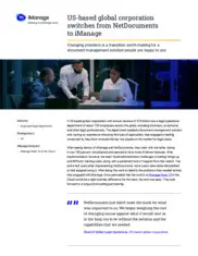 Preview of the US-Based Global Corporation Case Study
