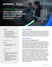 Preview of the Sigma Case Study