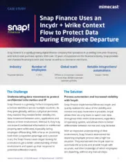 Preview of the Snap Finance Case Study